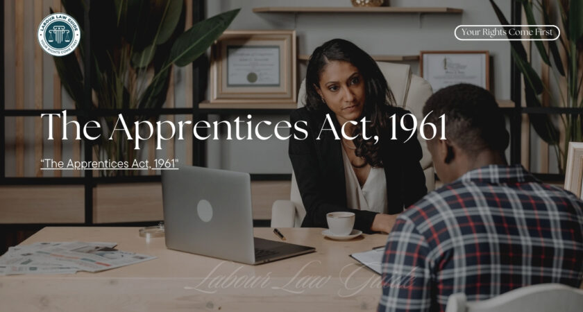 The Apprentices Act, 1961 (Section Wise)